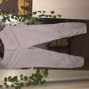 Lightweight striped pants